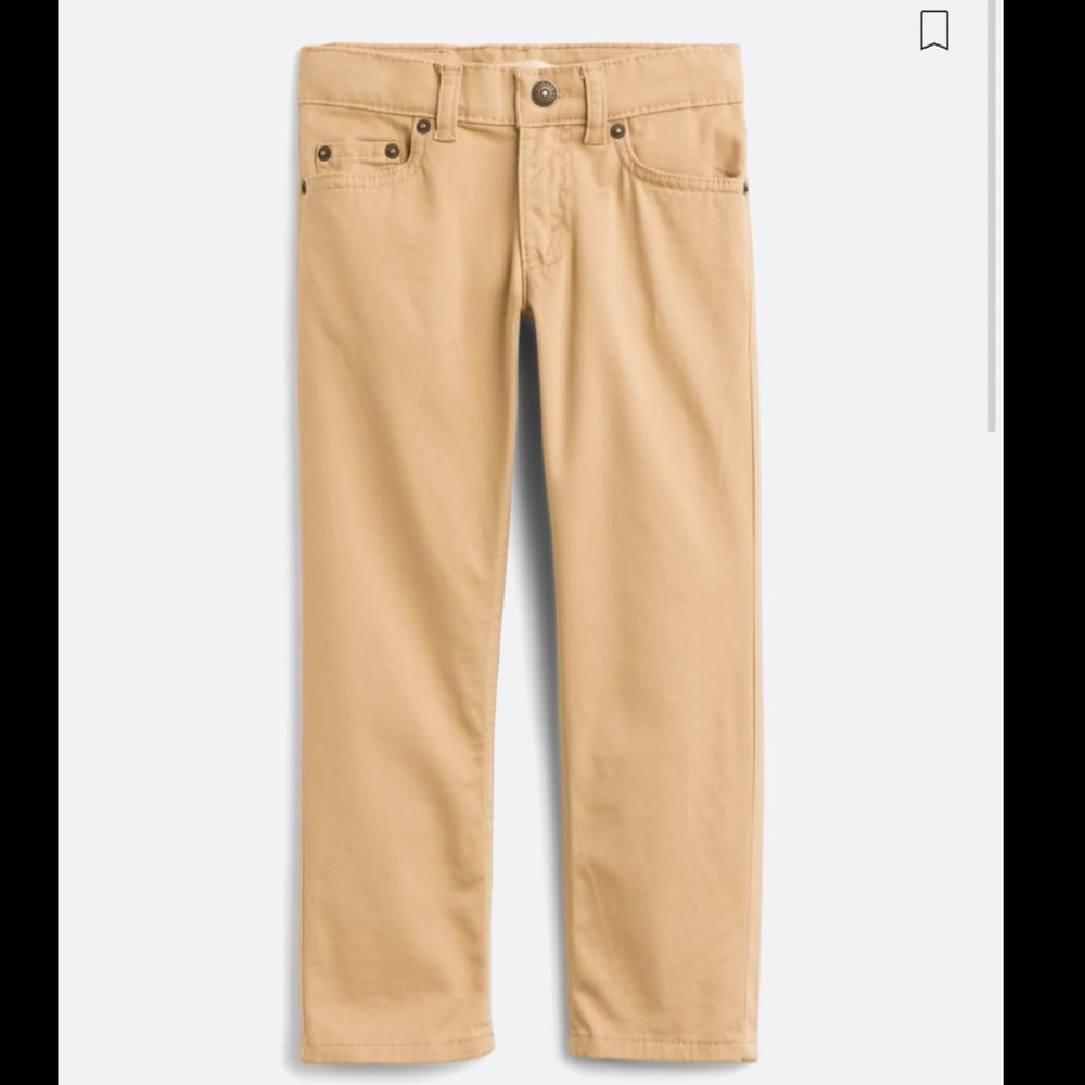 Levi's SZ 7X 511 Slim Fit Flex Stretch Denim- Khaki